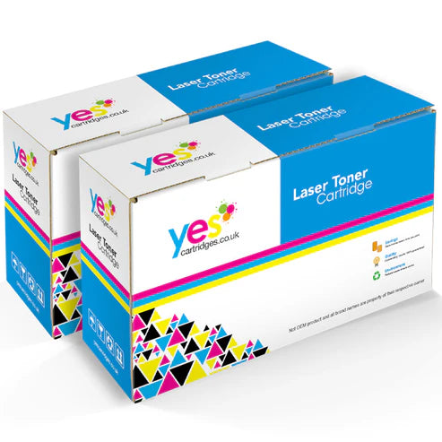 Premium Compatible Dual Pack Brother TN3480 High Capacity Black Toner Cartridge [ 2 x Toners ]