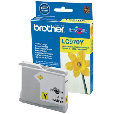 Genuine Brother LC970 Yellow Ink Cartridge (LC-970YOEM)