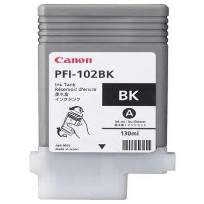 Genuine Canon PFI-102 Black Ink Cartridge (PFI102BKOEM)