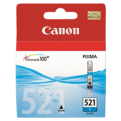 Genuine Canon CLI-521 Cyan Ink Cartridge (CLI521COEM)