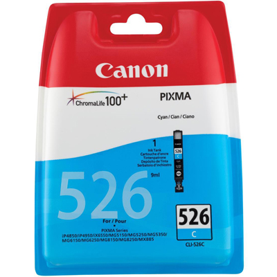 Genuine Canon CLI-526 Cyan Ink Cartridge (CLI526COEM)