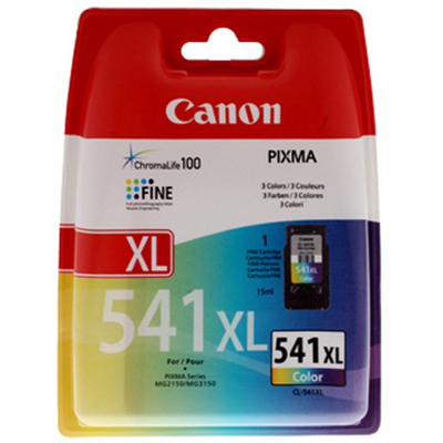 Genuine Canon CL-541 Tri-Colour High Capacity Ink Cartridge (CL541XLCLROEM)