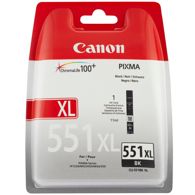 Genuine Canon CLI-551XL Photo Black Ink Cartridge (CLI551XLPBKOEM)