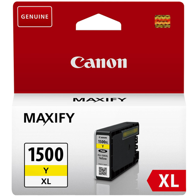 Genuine Canon PGI-1500XL Yellow ink Cartridge (PGi1500XLYOEM)