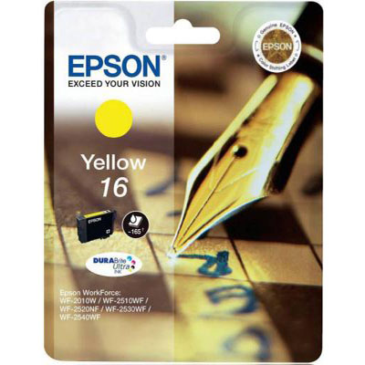 Genuine Epson C13T16244012 Yellow Ink Cartridge (T1624YOEM)