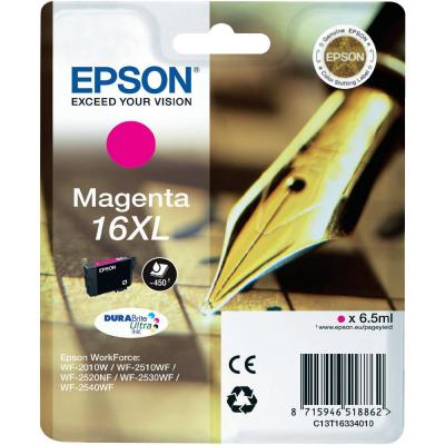 Genuine Epson C13T16334012 Magenta High Capacity Ink Cartridge (T1633MHOEM)