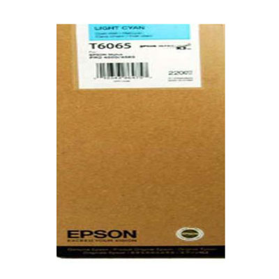 Genuine Epson C13T606500 Light Cyan Capacity Ink Cartridge (T6065LCOEM)