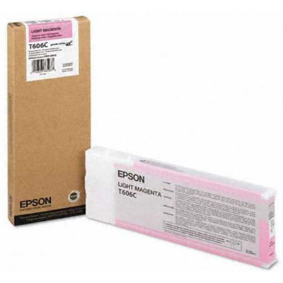 Genuine Epson C13T606C00 Light Magenta High Capacity Ink Cartridge (T606CHLMOEM)