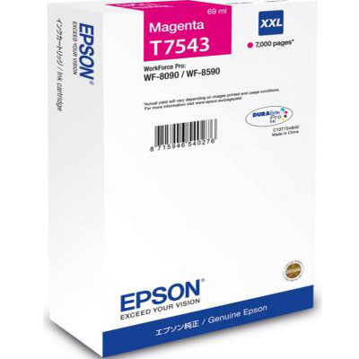 Genuine Epson C13T754340 Magenta Extra High Capacity Ink Cartridge (T7543MHOEM)