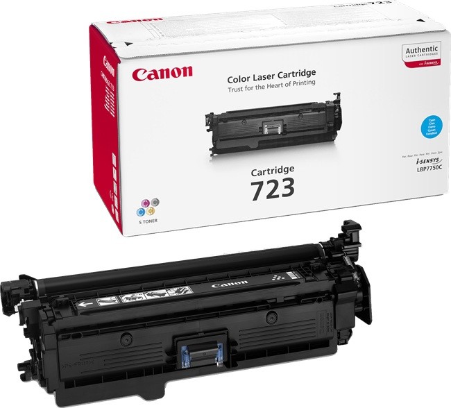 Genuine Canon 723 Cyan Toner Cartridge (723COEM)