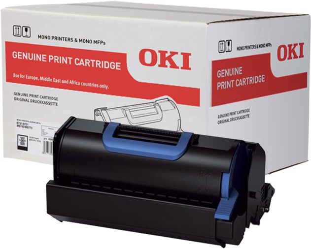 Genuine Oki (OK45488802) Black Standard Capacity Toner Cartridge (45488802)